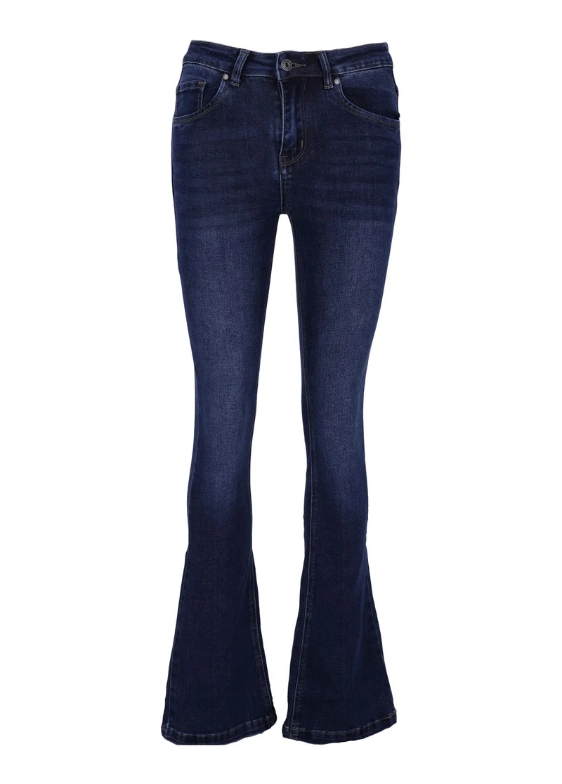 Splash of Color Bootcut Jeans Damen