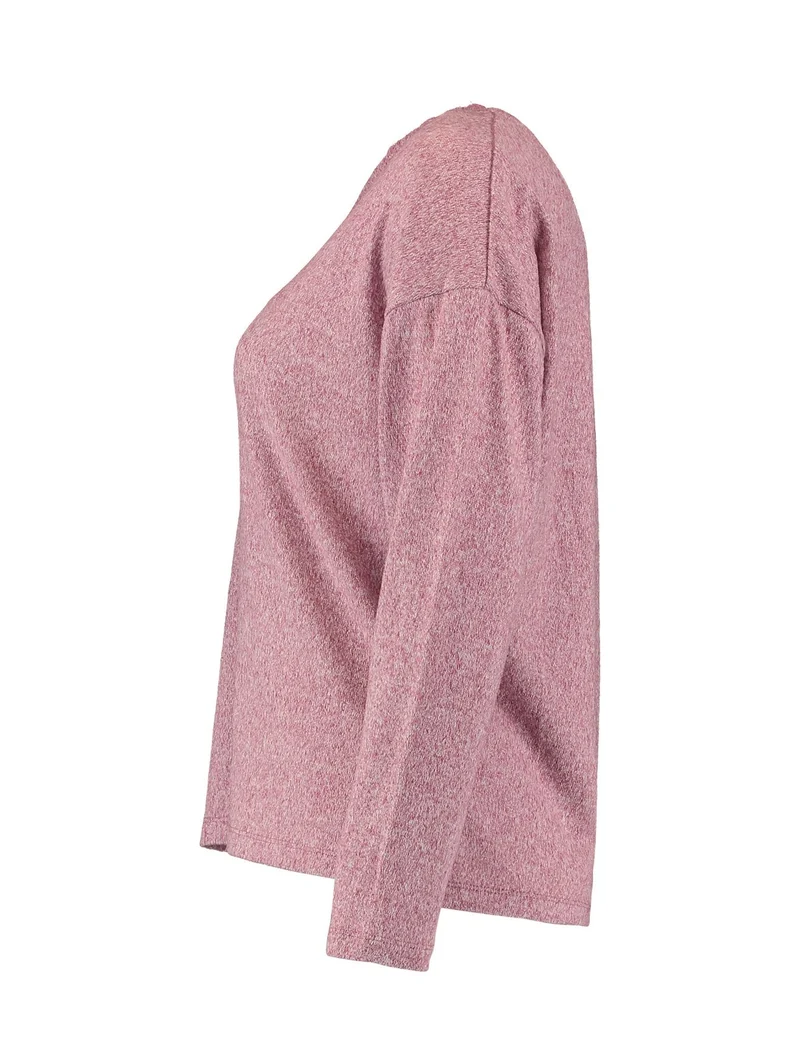 Hailys Damen Shirt mit V-Ausschnitt