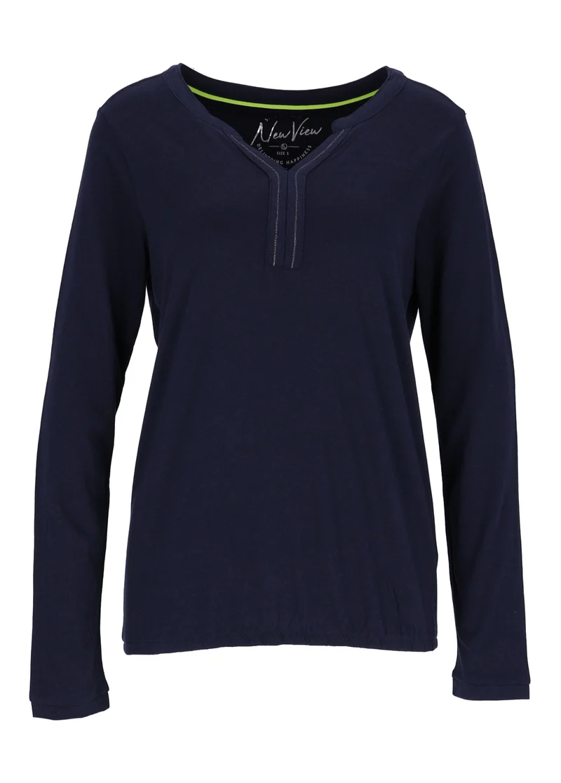 New View Damen Shirt smoke blue
