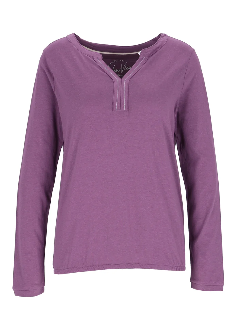 New View Damen Shirt smoke blue