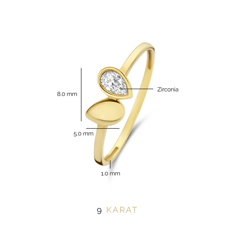 Beloro Jewels Monte Napoleone damen Ring Gold BO330005-52