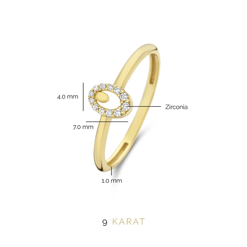 Beloro Jewels Monte Napoleone damen Ring Gold BO330004-54