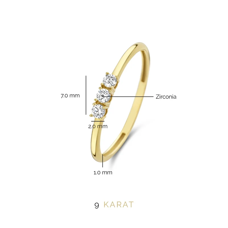 Beloro Jewels Monte Napoleone damen Ring Gold BO330003-56