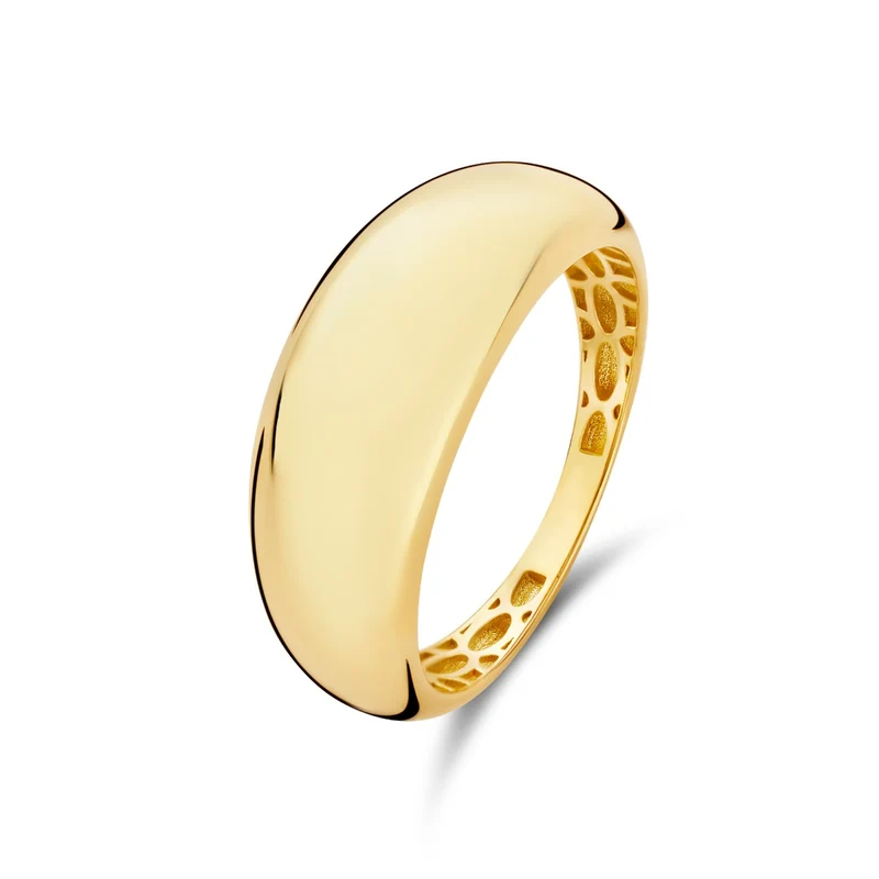 Beloro Jewels Della Spiga Dome 9 karat gold ring BO330047-52