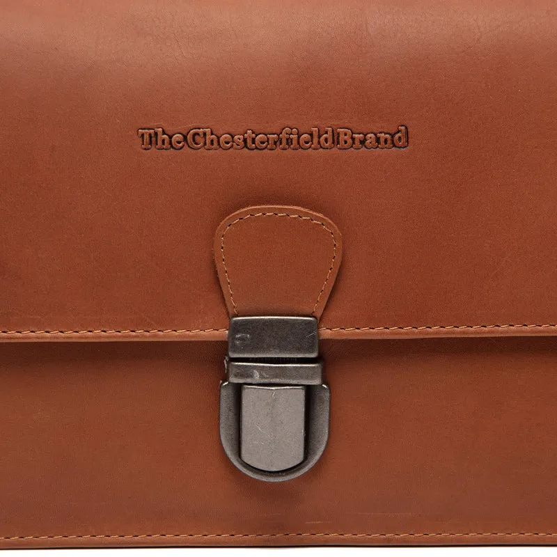 The Chesterfield Brand Lucca Leather Cognac Shoulder Bag C48.127031