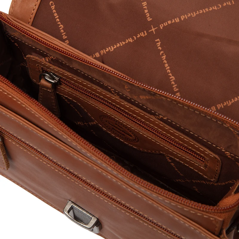 The Chesterfield Brand Lucca Leather Cognac Shoulder Bag C48.127031