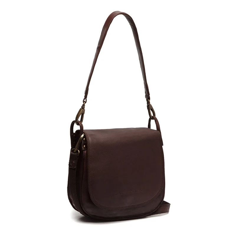The Chesterfield Brand Wax Pull Up Sumatra Brown Shoulder Bag C48.124001