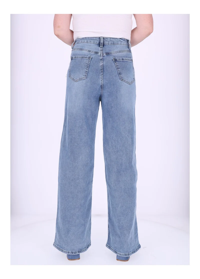Splash of Color Jeans Damen weites Bein