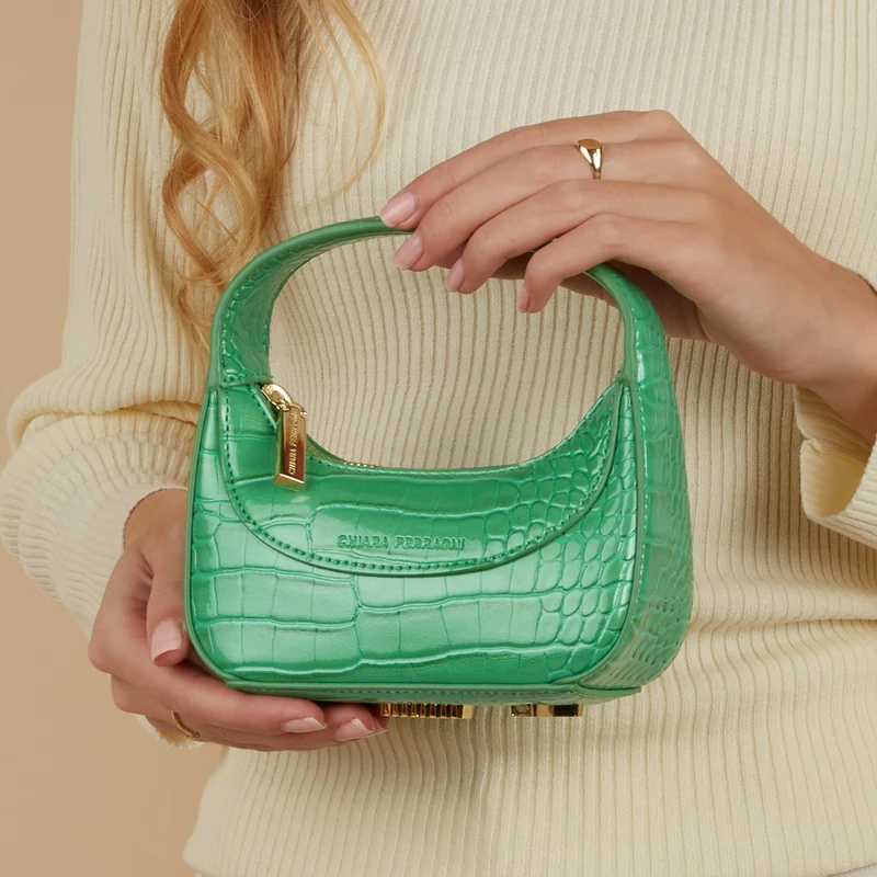 Chiara Ferragni Caia damen Handtasche Grün 75SB4BG3-ZS733-170
