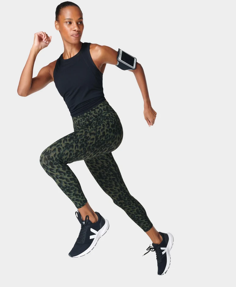 High-Waisted 7/8 Running Leggings