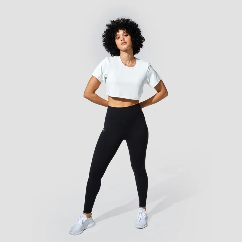 Graphic Wave Eyes Crop Top
