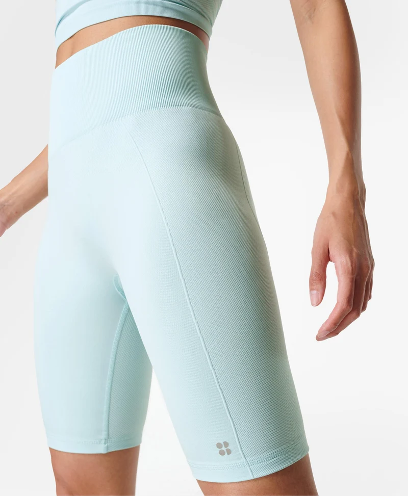 NYC Ribbed Cycling Shorts And Vest Set