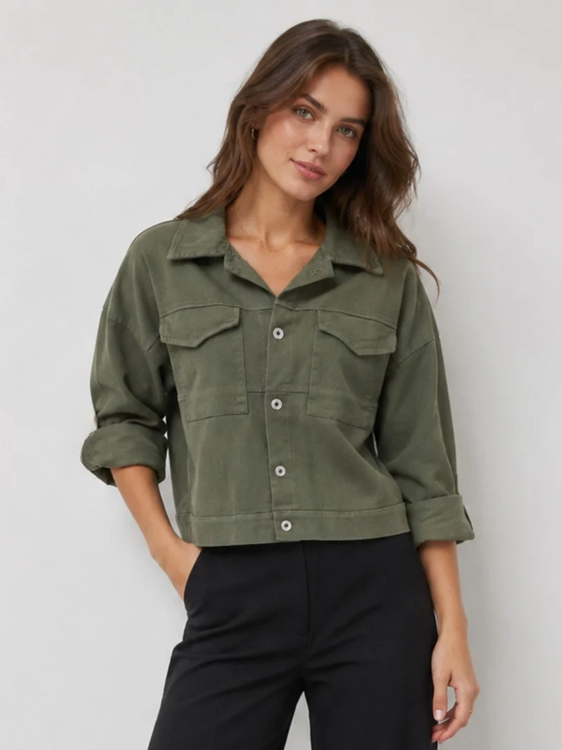 Splash of Color Damen Jeansjacke