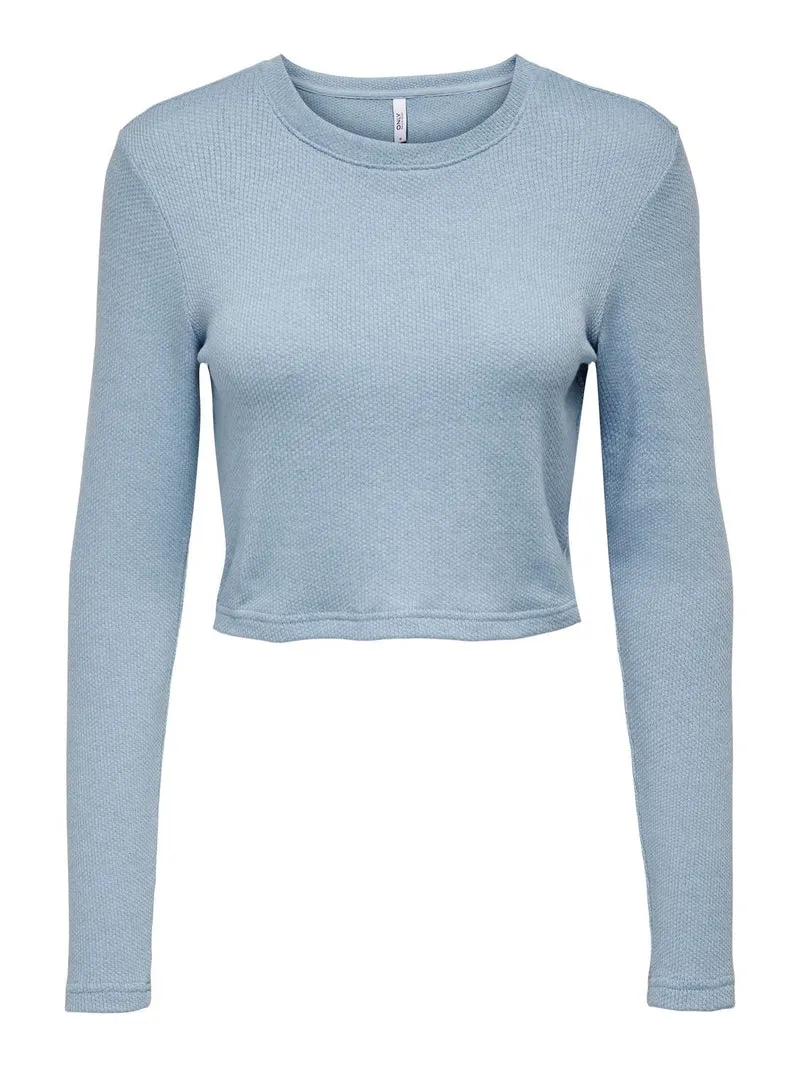 ONLY Mira Waffle Cropped Top