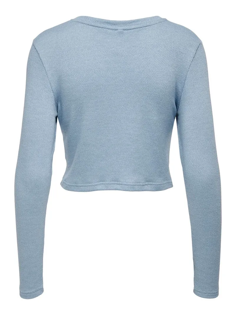 ONLY Mira Waffle Cropped Top
