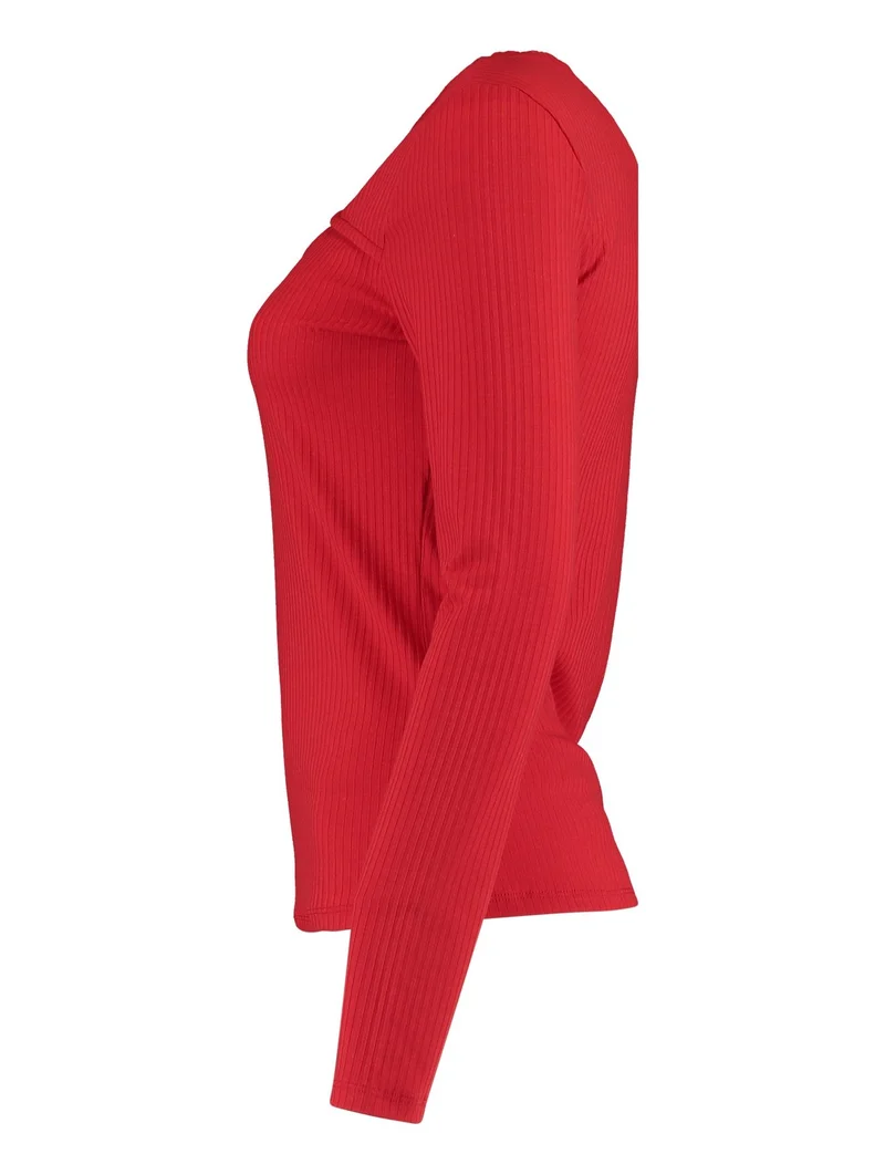Hailys Langarm Shirt mit Cut-Outs