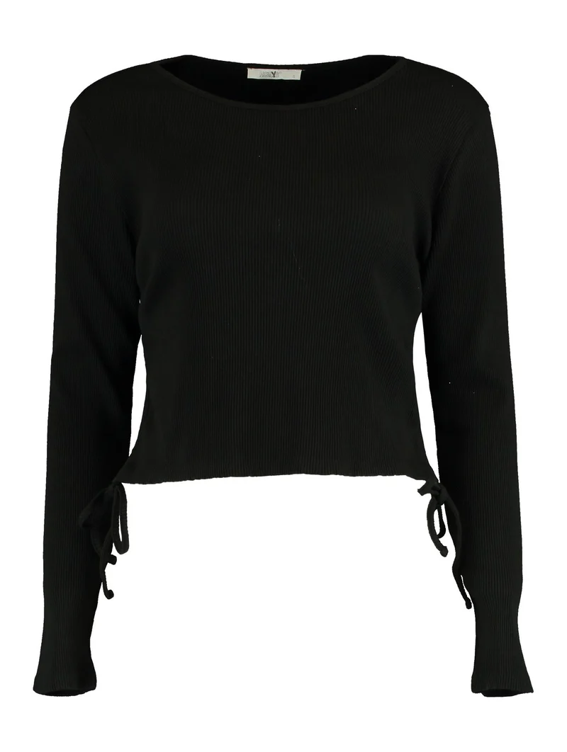 Hailys Langarmshirt Damen Rippoptik