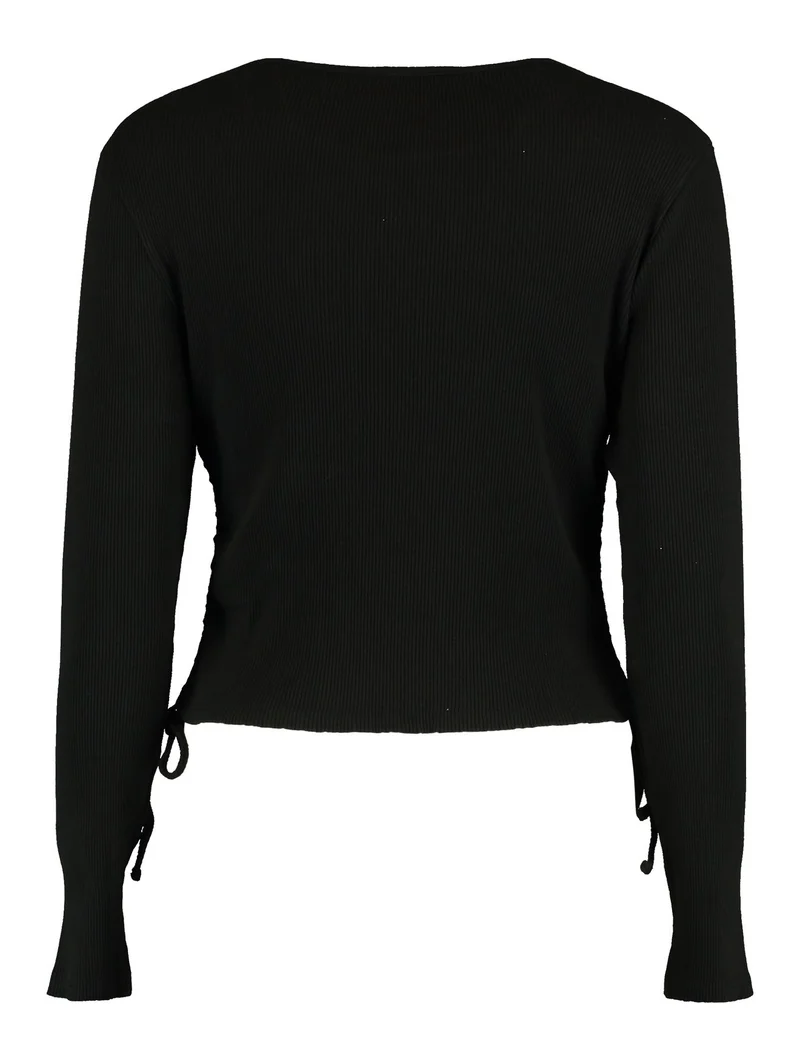 Hailys Langarmshirt Damen Rippoptik