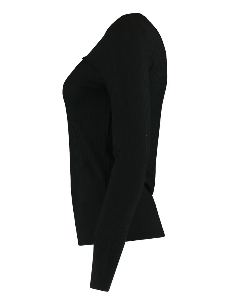 Hailys Langarm Shirt mit Cut-Outs