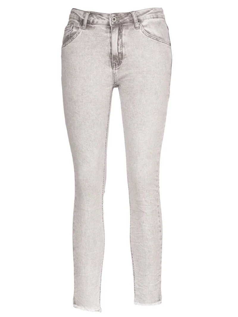 Splash of Color Cropped Jeans Damen