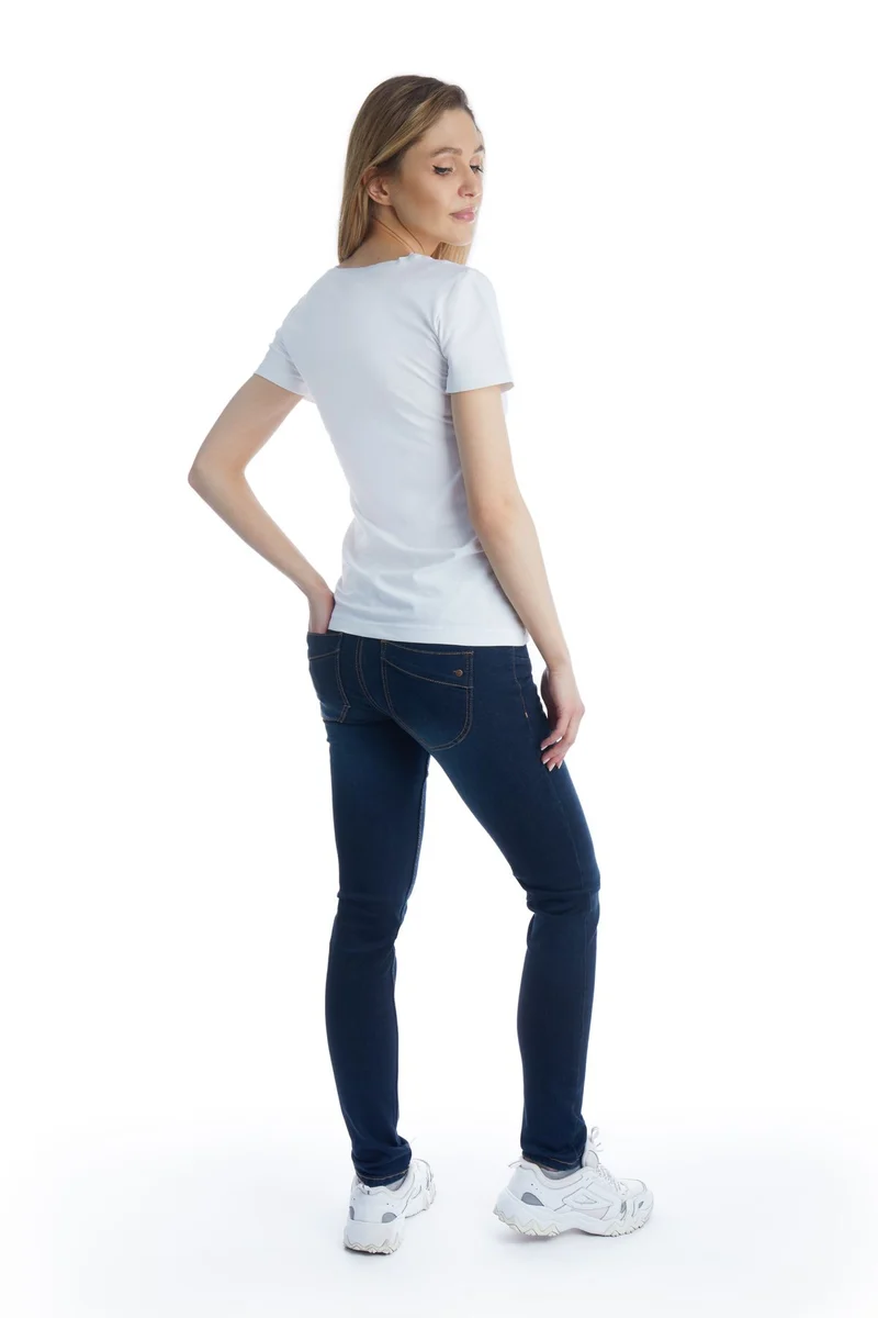 Splash of Color Skinny Jeans Damen