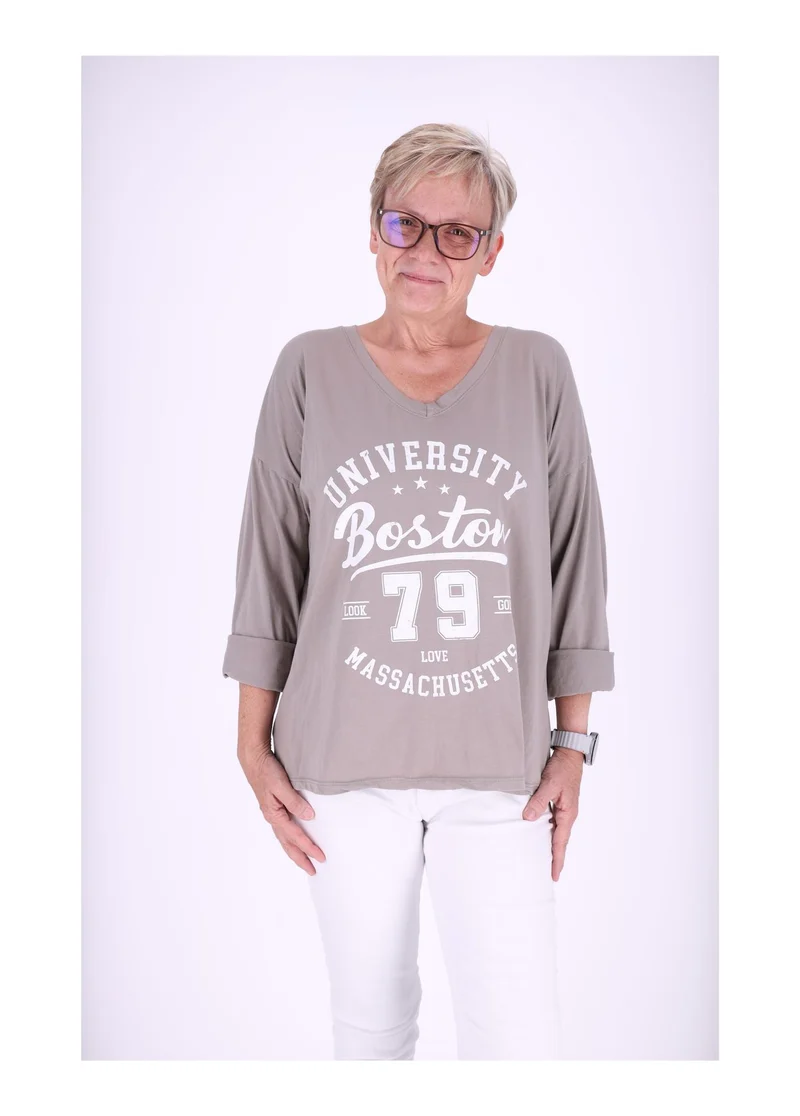 Damen Shirt mit Print - Splash of Color