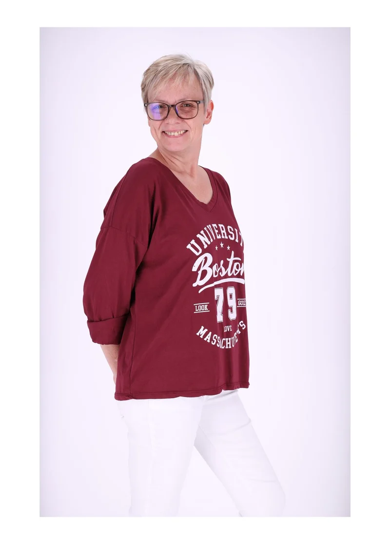 Damen Shirt mit Print - Splash of Color
