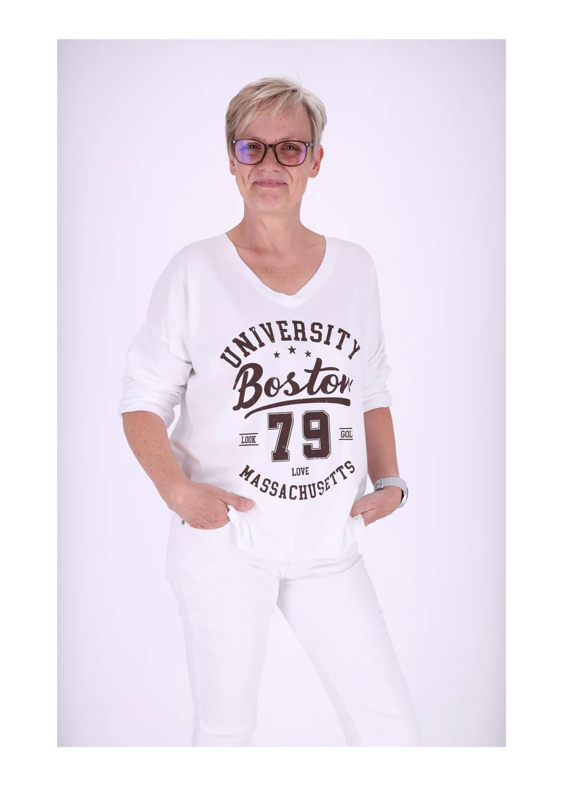 Damen Shirt mit Print - Splash of Color