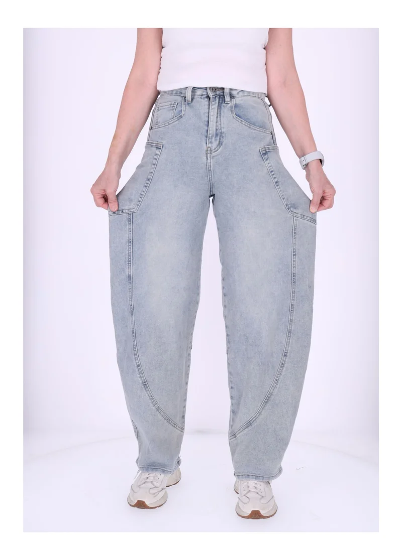 Splash of Color Jeans Damen weites Bein
