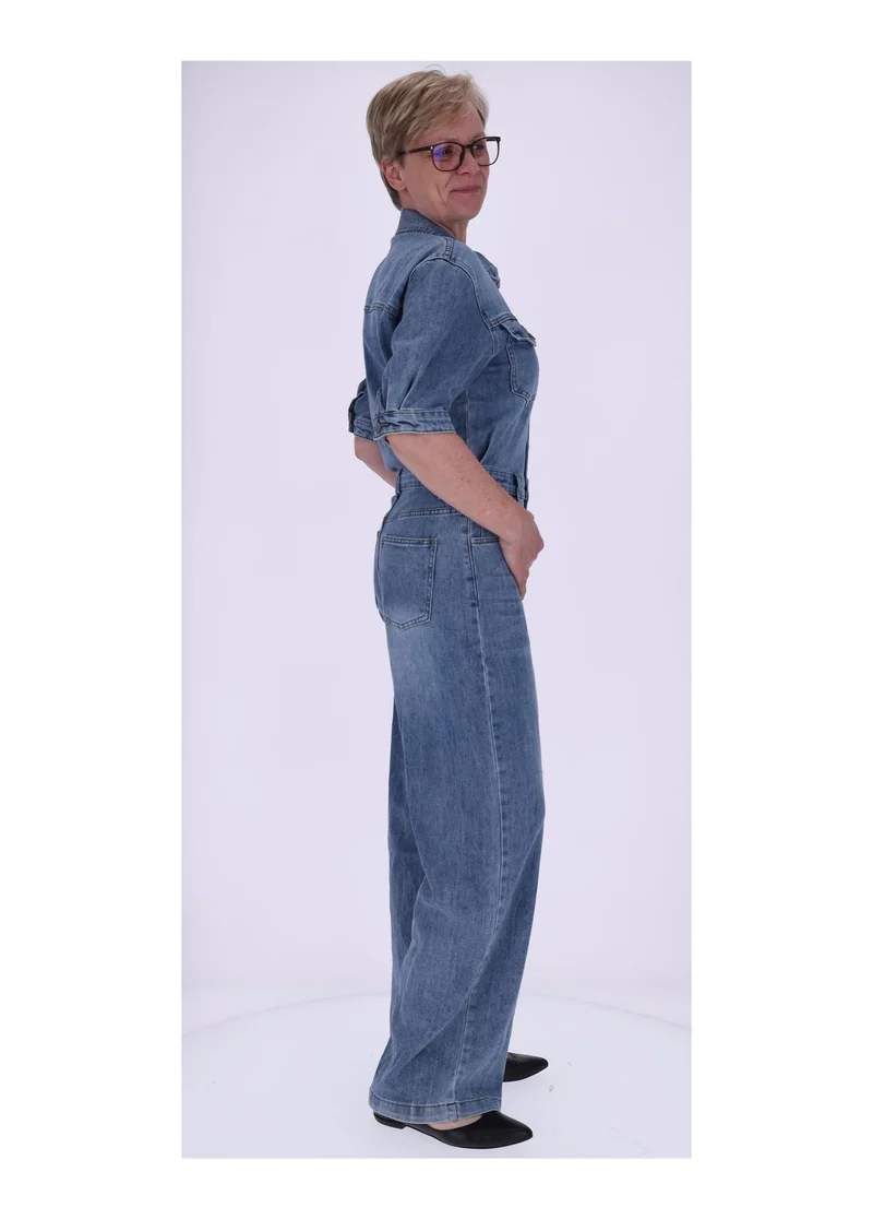 Splash of Color Damen Jumpsuit Jeans