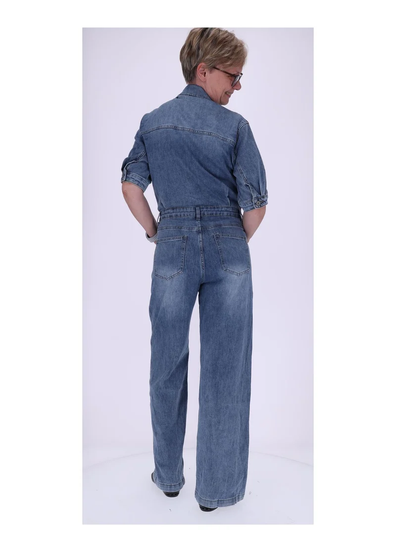 Splash of Color Damen Jumpsuit Jeans