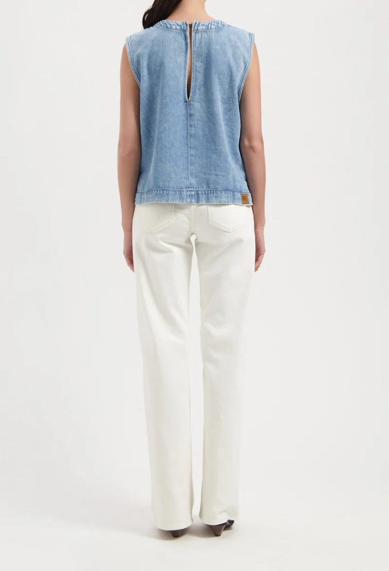 Noa Top - Stone Vintage