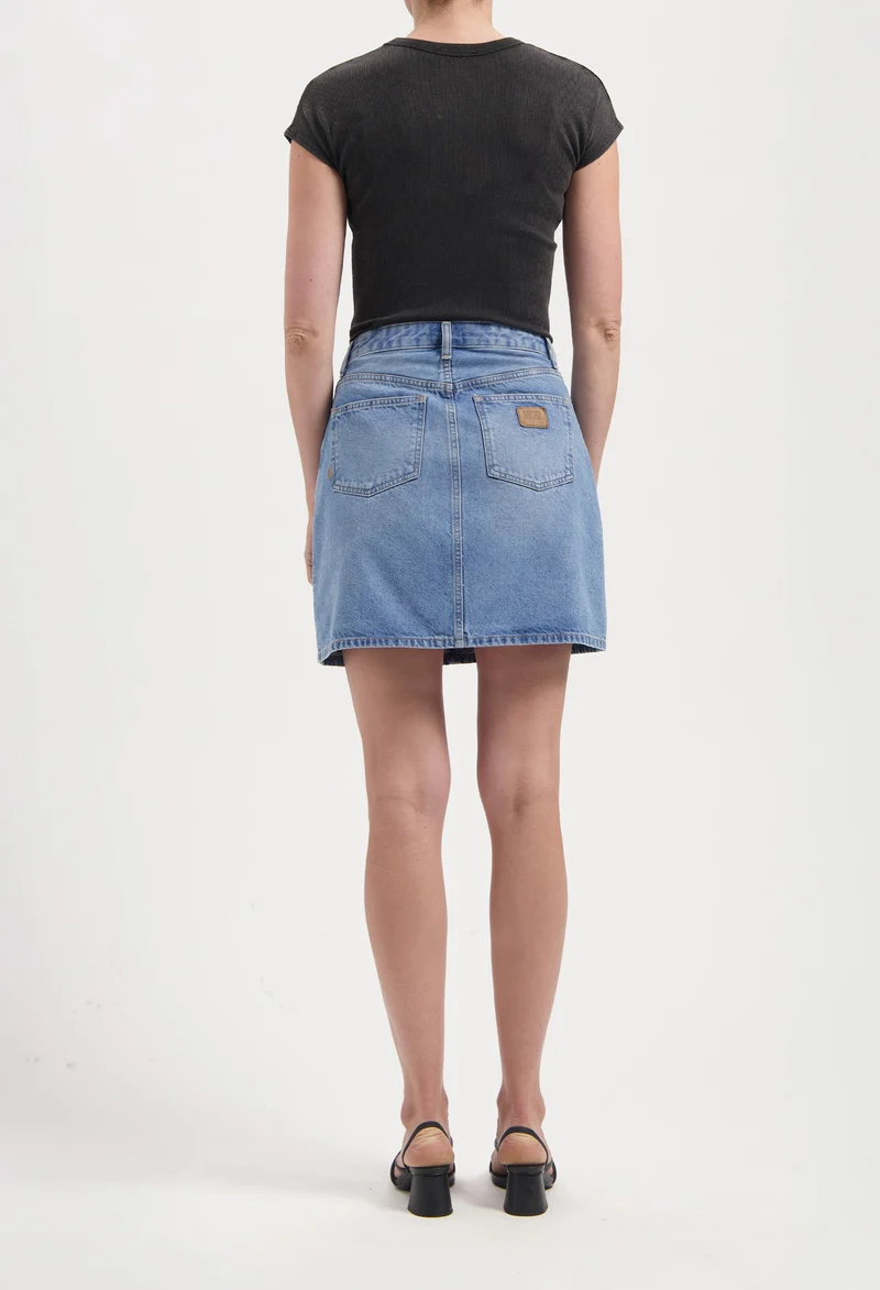 Audry Mini Skirt - Light Stone Vintage