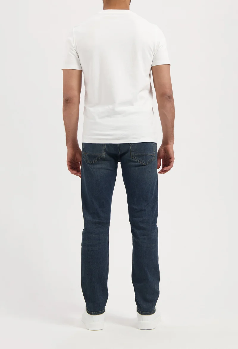 Hank Mid Tapered Selvedge - Earth Blue