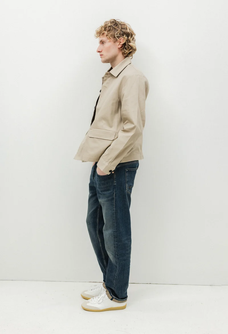 Hank Mid Tapered Selvedge - Earth Blue