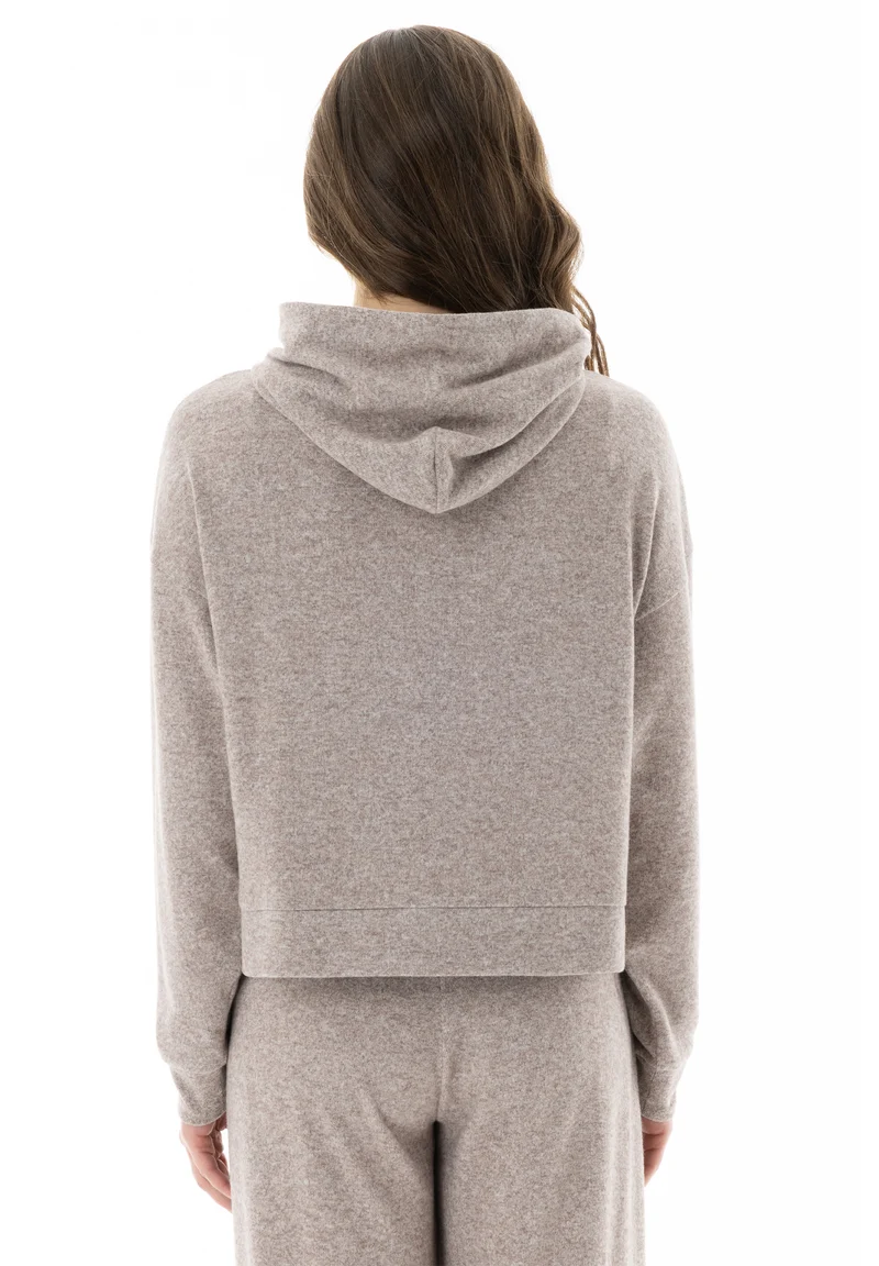 Hoodie aus Bio-Baumwolle und recyceltem Polyester