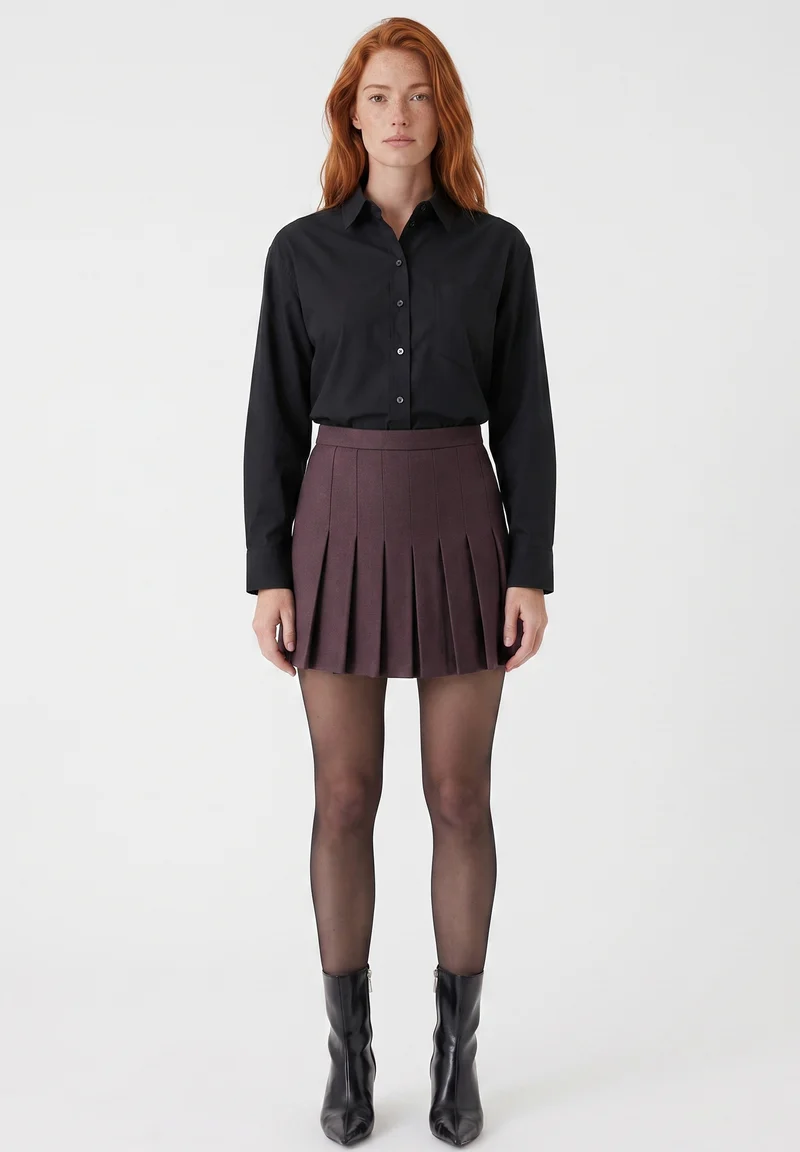 Skort aus recyceltem Polyester und ECOVERO™ Viskose