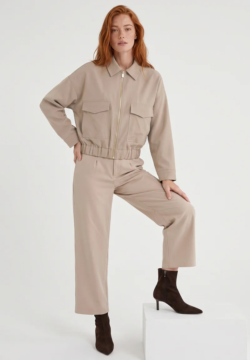 Jacke aus Bio-Baumwolle und ECOVERO™ Viskose