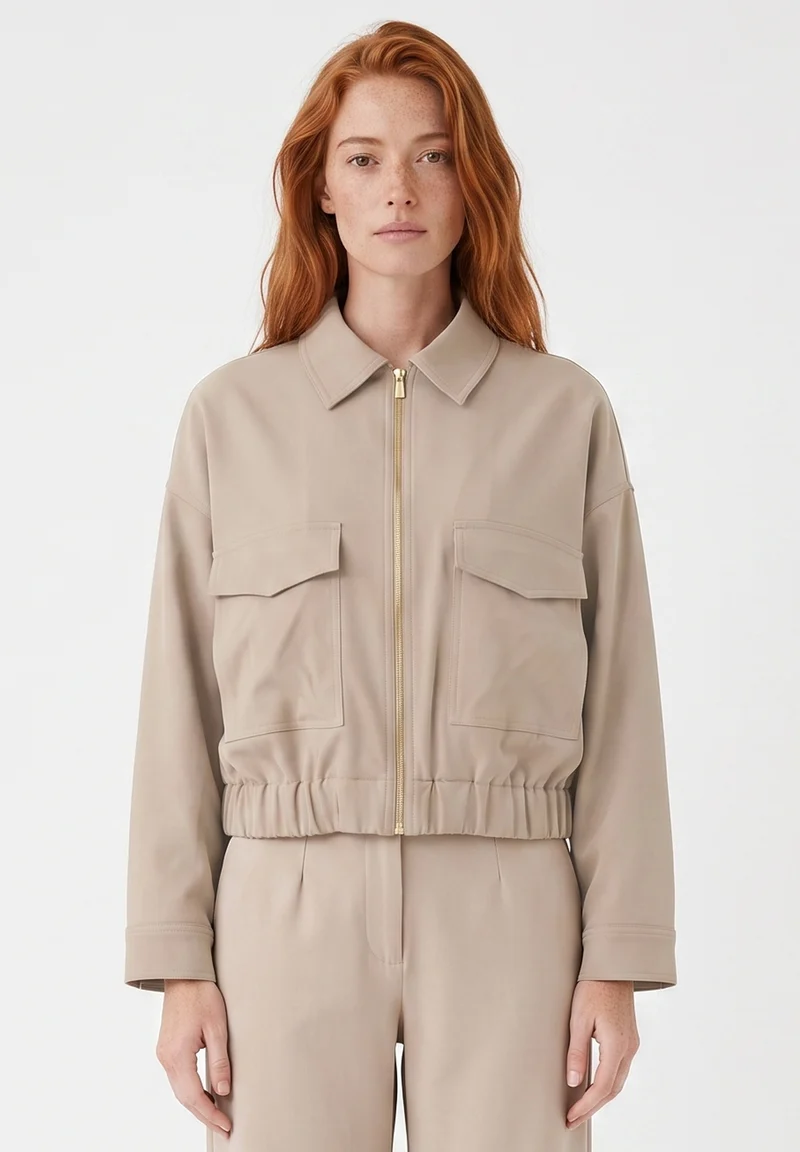 Jacke aus Bio-Baumwolle und ECOVERO™ Viskose