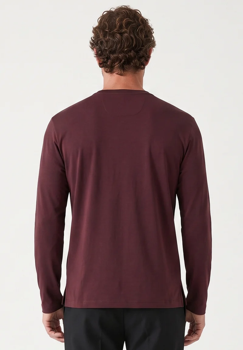 Longsleeve aus Bio-Baumwolle im Interlock-Strick