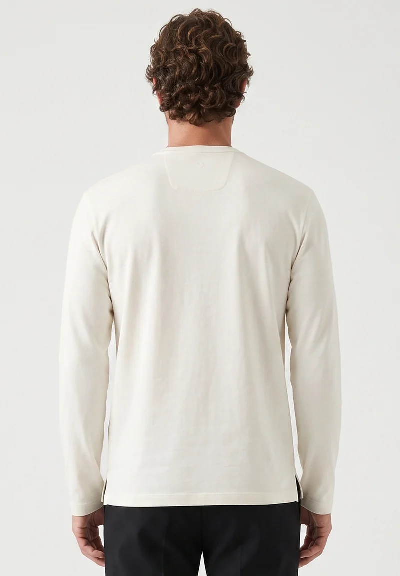 Longsleeve aus Bio-Baumwolle im Interlock-Strick
