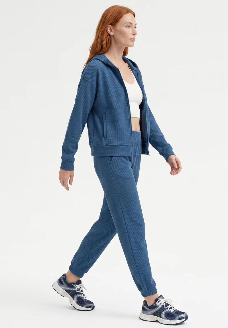 PARISS | Waffel Jogginghose aus Bio-Baumwolle und recyceltem Polyester