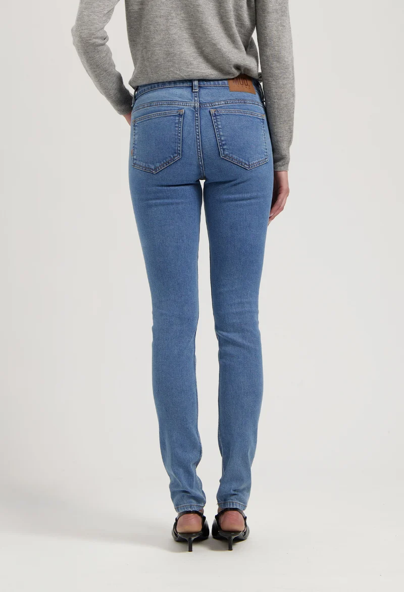 Skyler Mid Skinny - Stone Vintage
