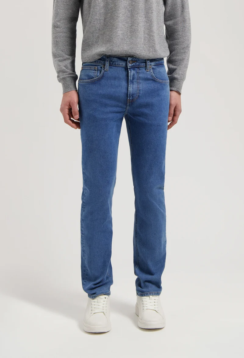 Bryce Mid Straight - Stone Vintage