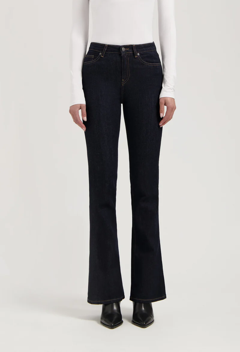 Isy High Flared - Strong Blue