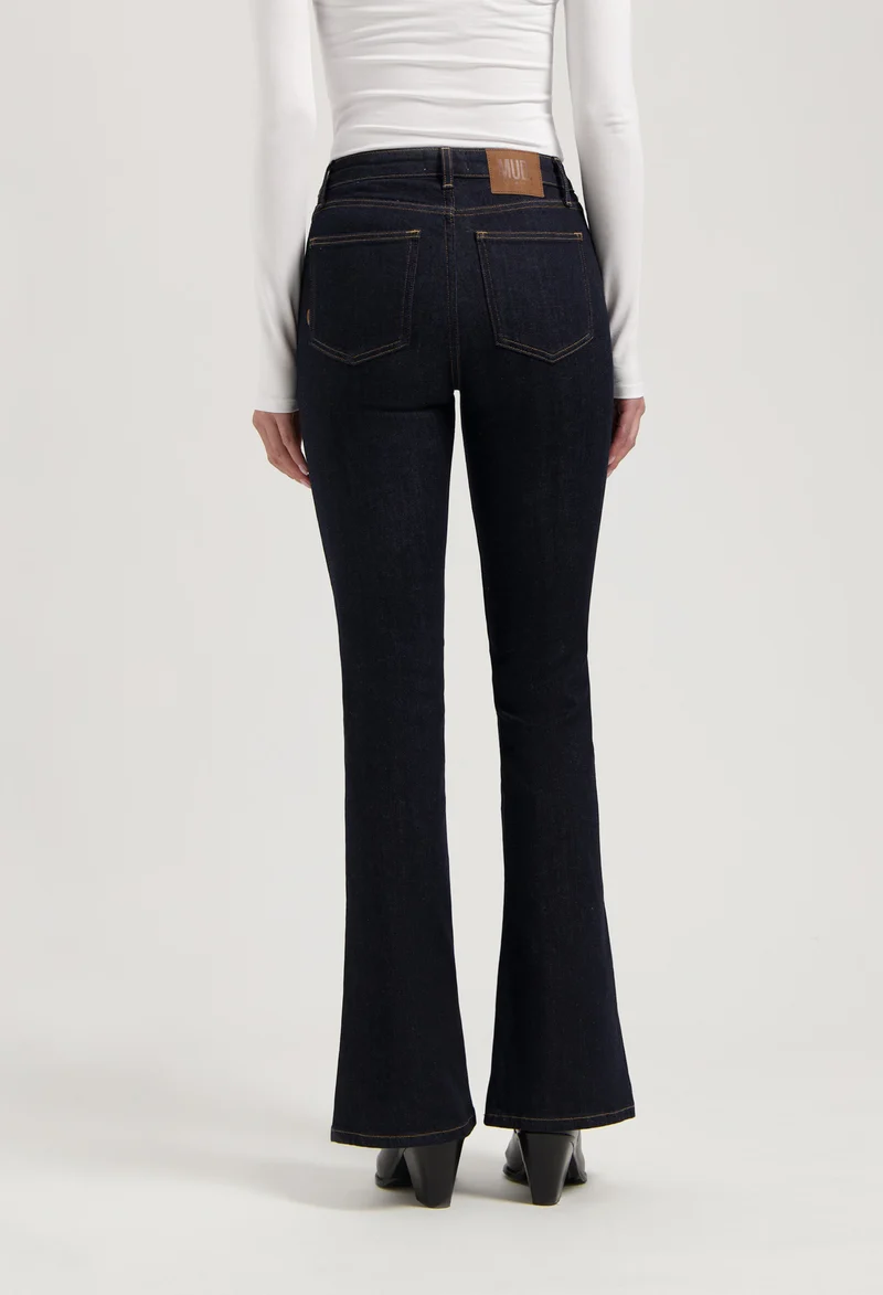 Isy High Flared - Strong Blue