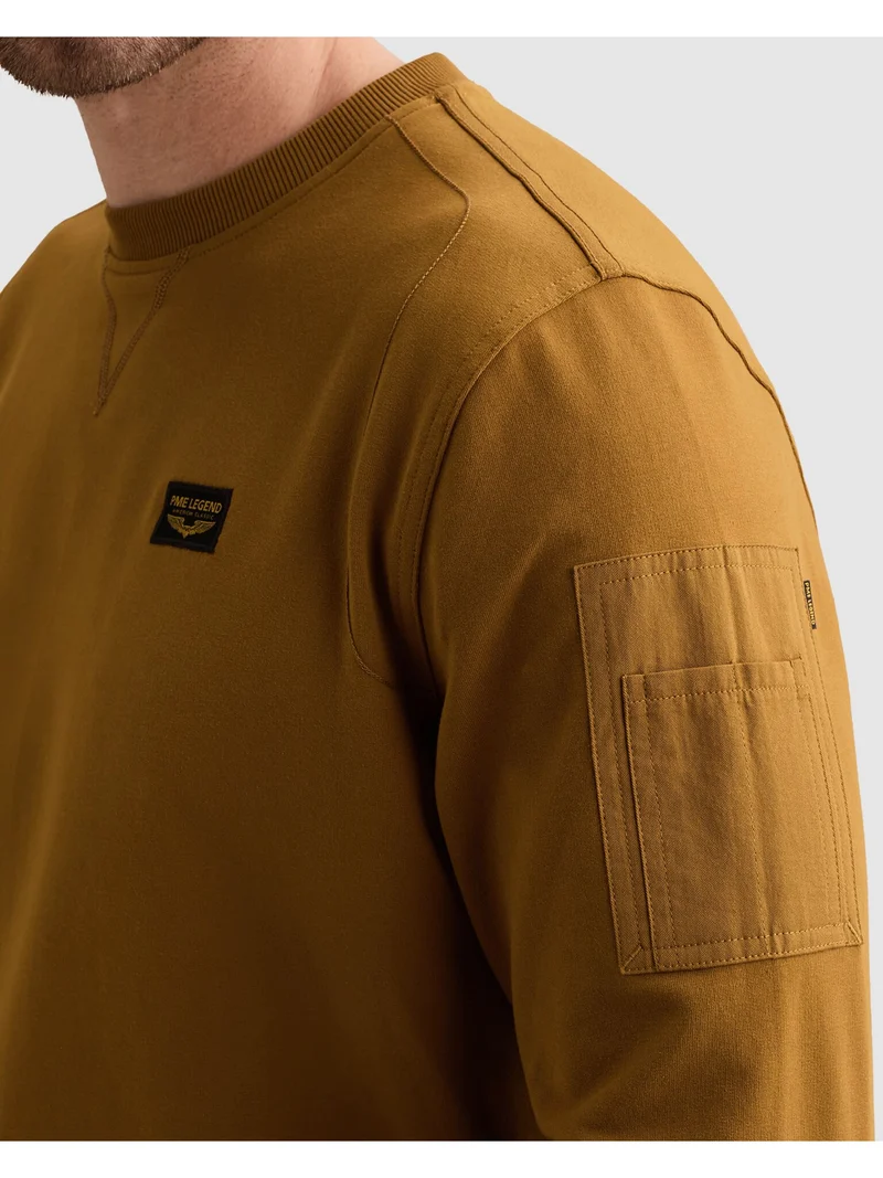 Crewneck American Classic, Golden Brown