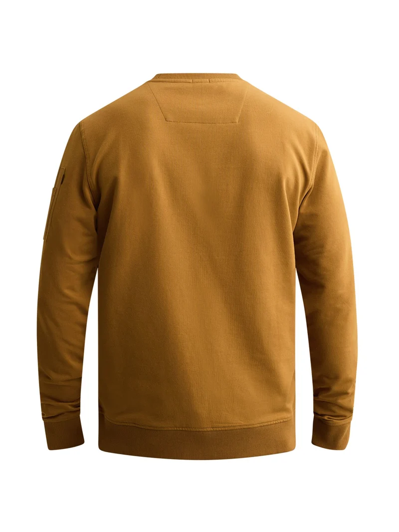 Crewneck American Classic, Golden Brown