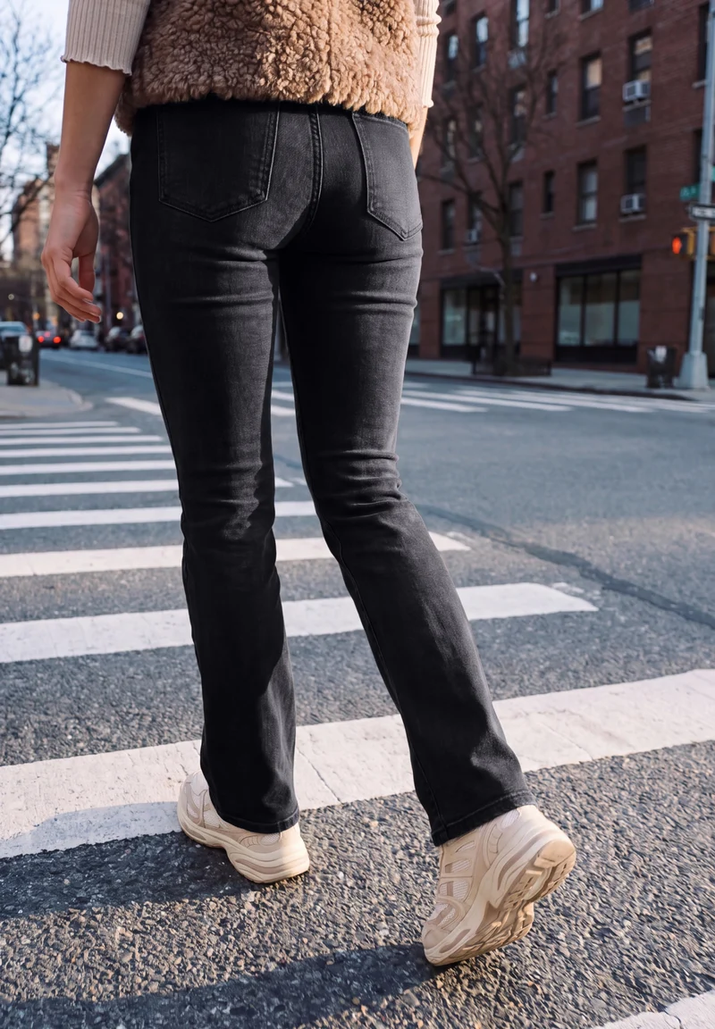 QR Studio Style Lou Bootcut,mw, authentic black washed