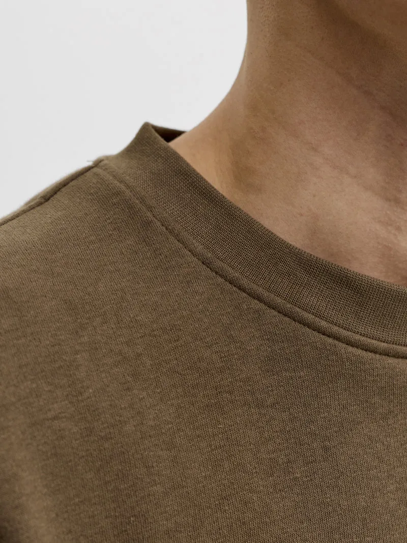 JJESOHO SWEAT CREW NECK NOOS, Cocoa